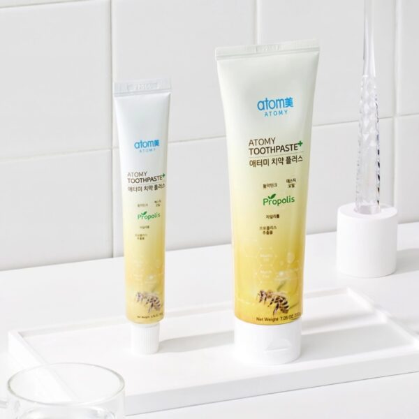애터미 프로폴리스 치약 200g과 50g이미지