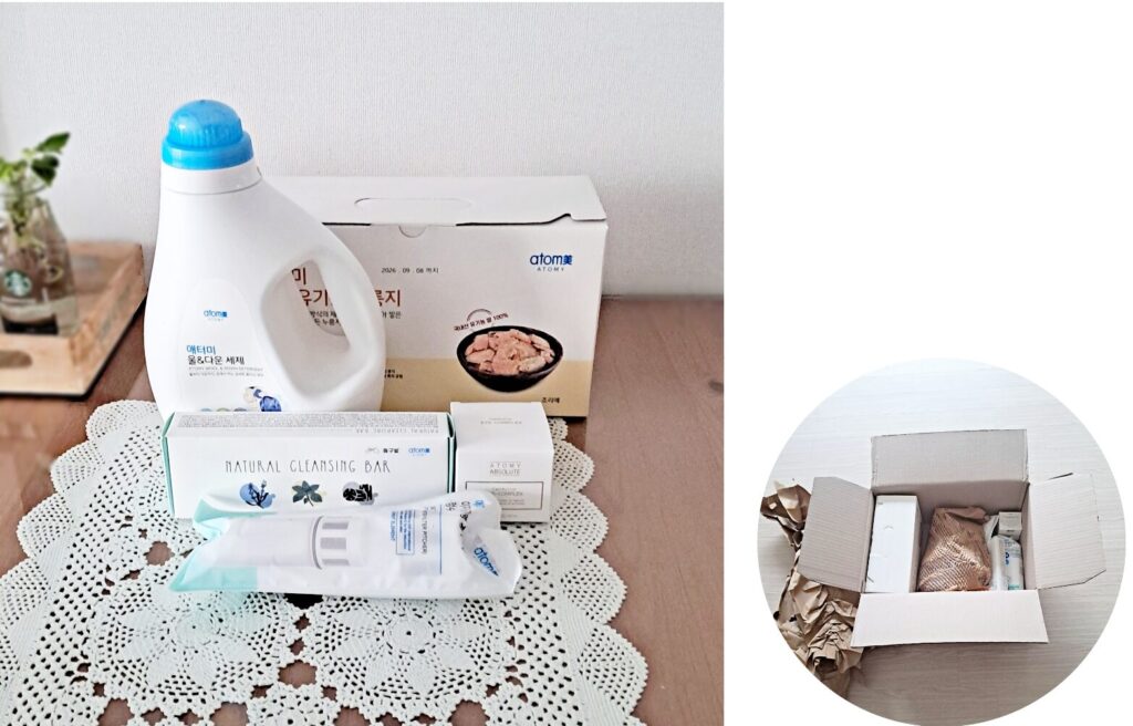 今回アトミコリアで買い物した商品の画像