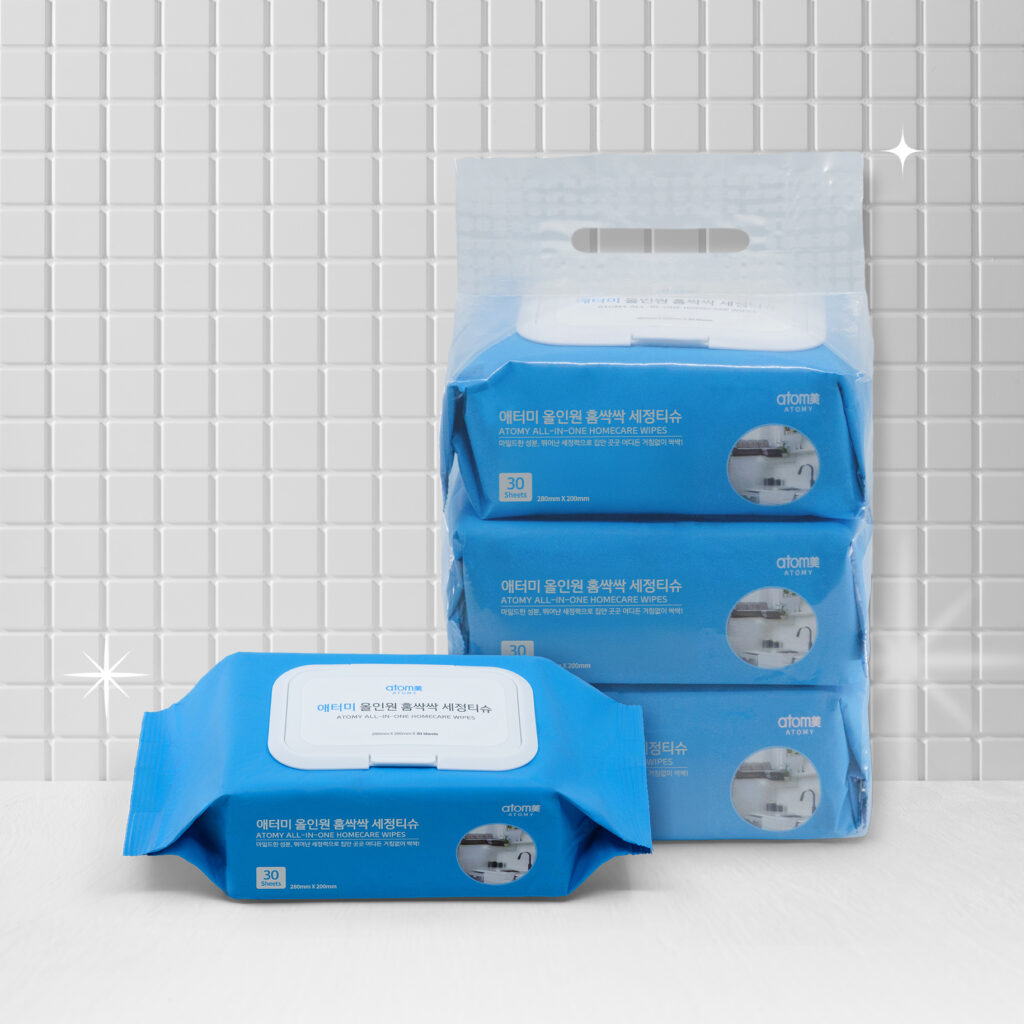 アトミコリア新商品「 お掃除用ウエットシート」の画像